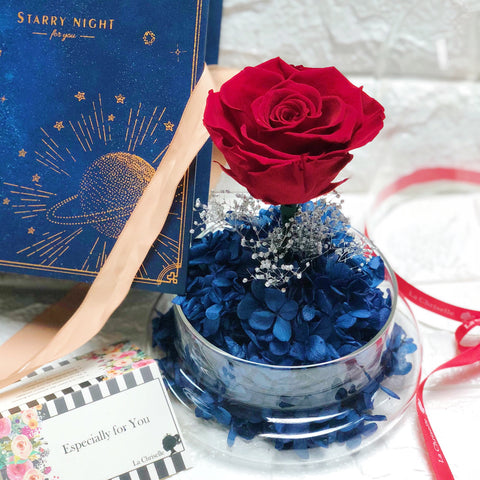 (即日希慎/旺角TOP商場取) 星空中的玫瑰保鮮花禮 現貨 Starry Night Preserved Flower